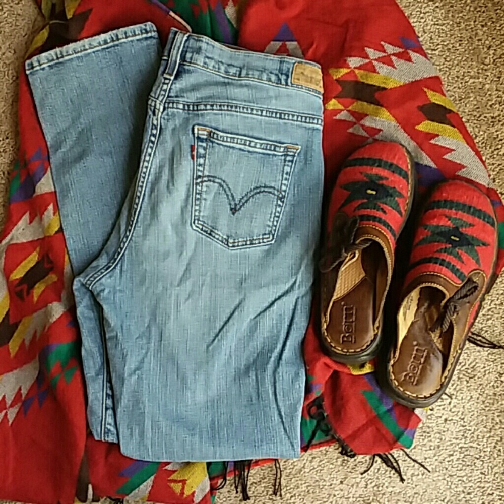 Levi straight leg 505 jeans size 12